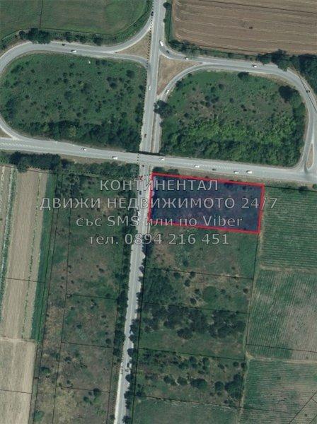 Продавам парцел - 5500 кв.м -  За пром. строителство. град Пловдив, Прослав