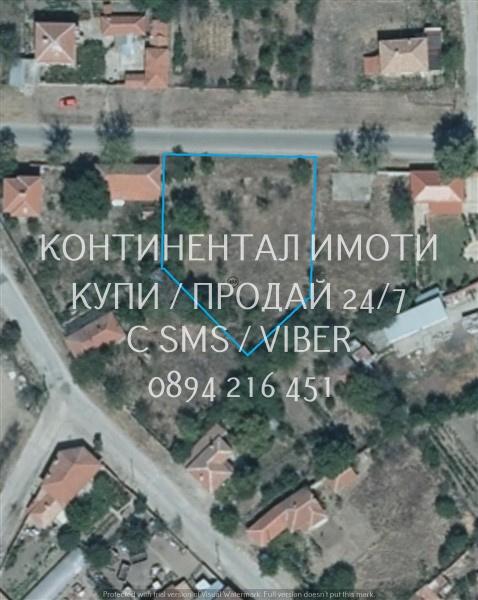 Продавам парцел - 1500 кв.м -  За жил. строителство. област Пловдив, с. Черноземен