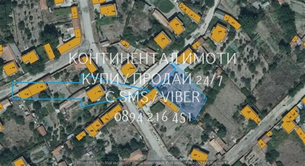 Продавам парцел - 860 кв.м -  За жил. строителство. област Пловдив, с. Церетелево