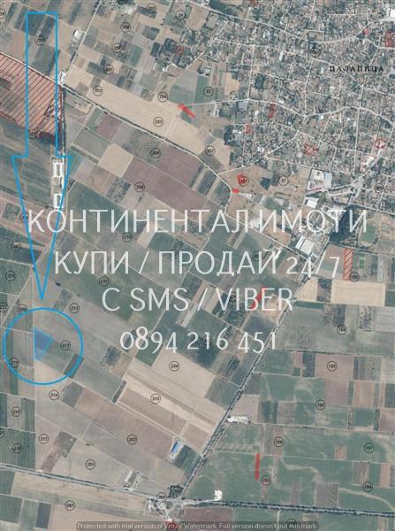 Продавам земеделска земя - 13 дка. -  нива. област Пловдив, с. Цалапица
