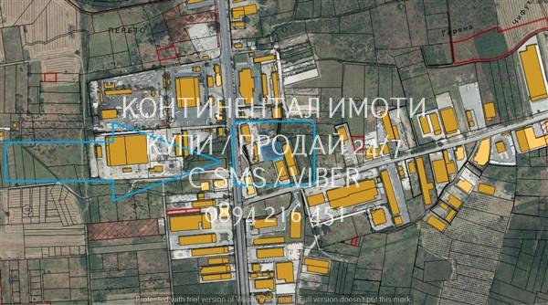 Продавам парцел - 1200 кв.м -  За пром. строителство. град Пловдив, Беломорски