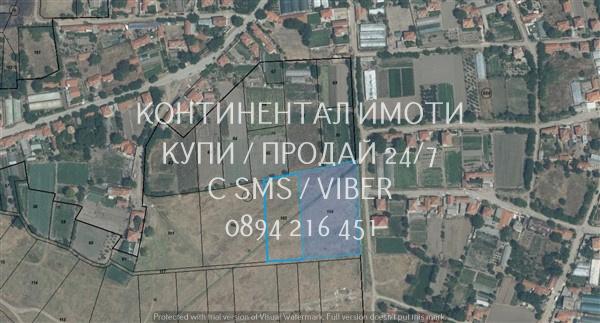 Продавам парцел - 10800 кв.м -  За жил. строителство. област Пловдив, с. Градина