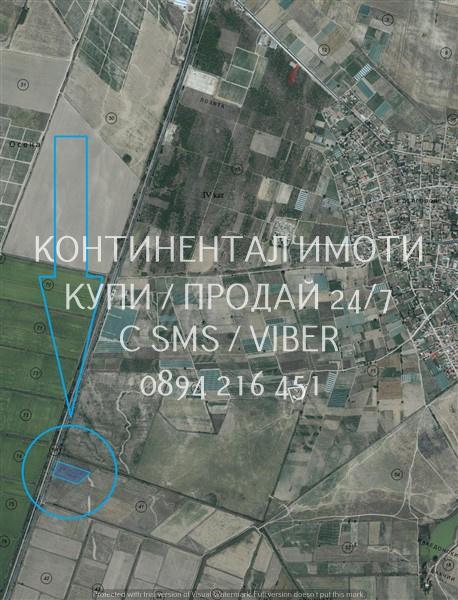 Продавам парцел - 11600 кв.м -  За пром. строителство. област Пловдив, с. Дълго поле